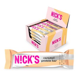 Nick's Protein Bar Karamell 50 g x 12 -Pack