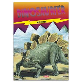 Målarbok Dinosaurier 
