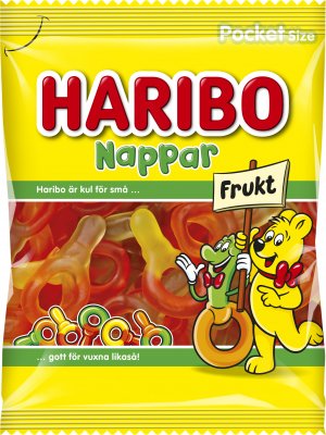 Haribo Nappar Frukt 80 g