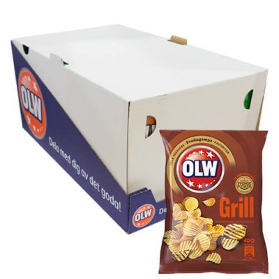OLW Grillchips 40 g 20-Pack
