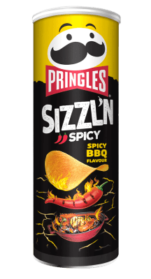 Pringles Sizzl'n Spicy BBQ 180 g