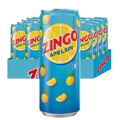 Zingo Apelsin 20 x 330 ml (pris inkl. pant)